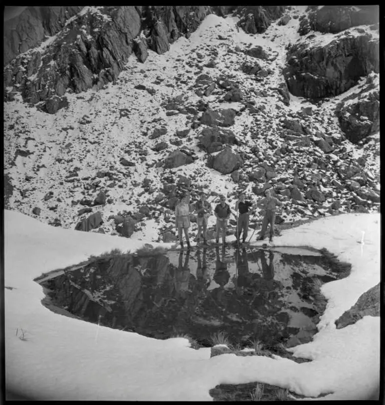Image: Westland tramping trip, 1950
