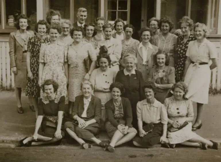 Image: Librarians, Wellington, 1940s.