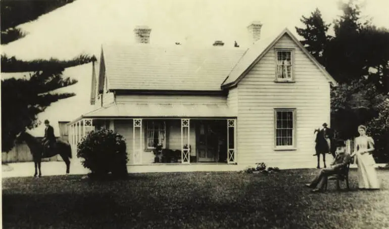 Image: 'Hillside', Papatoetoe, ca 1885