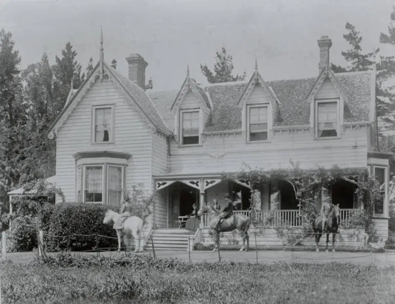 Image: McLaughlin homestead, Wiri, ca 1899