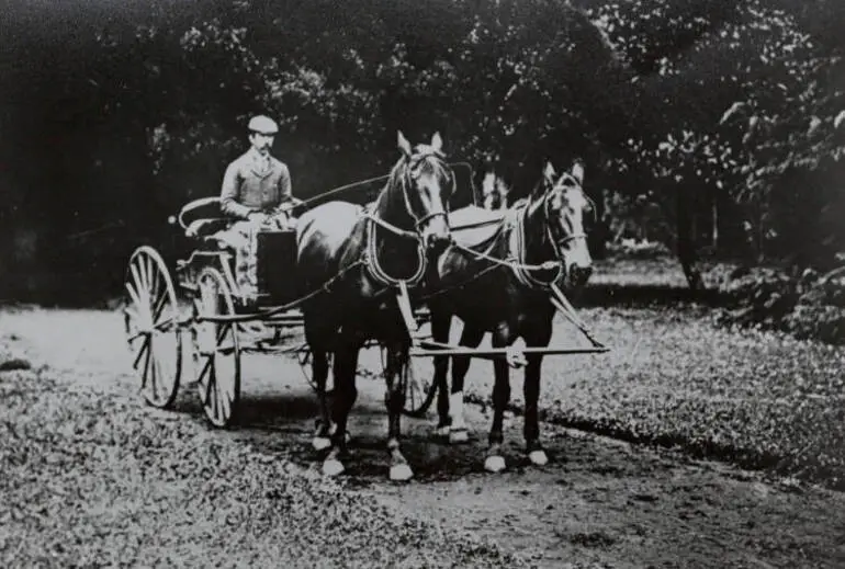 Image: Wills McLaughlin at Puhi Nui, ca 1905.
