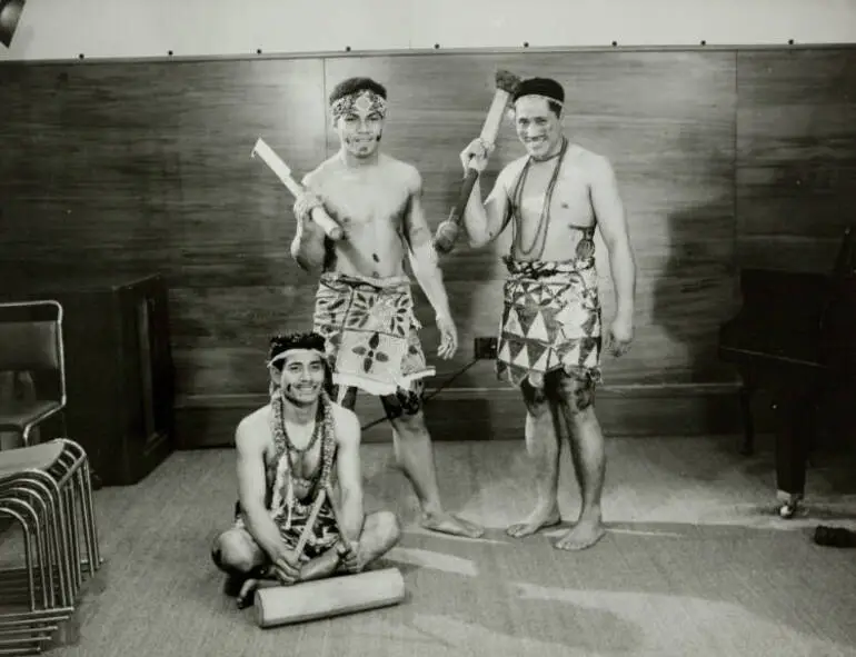 Image: Television entertainment production, Auckland, 1960s