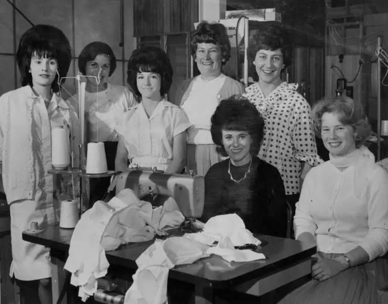 Image: Happy staff at Hurley Bendon, Papatoetoe, 1964