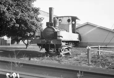 Image: Piha Tramway engine at Ōtāhuhu workshops.