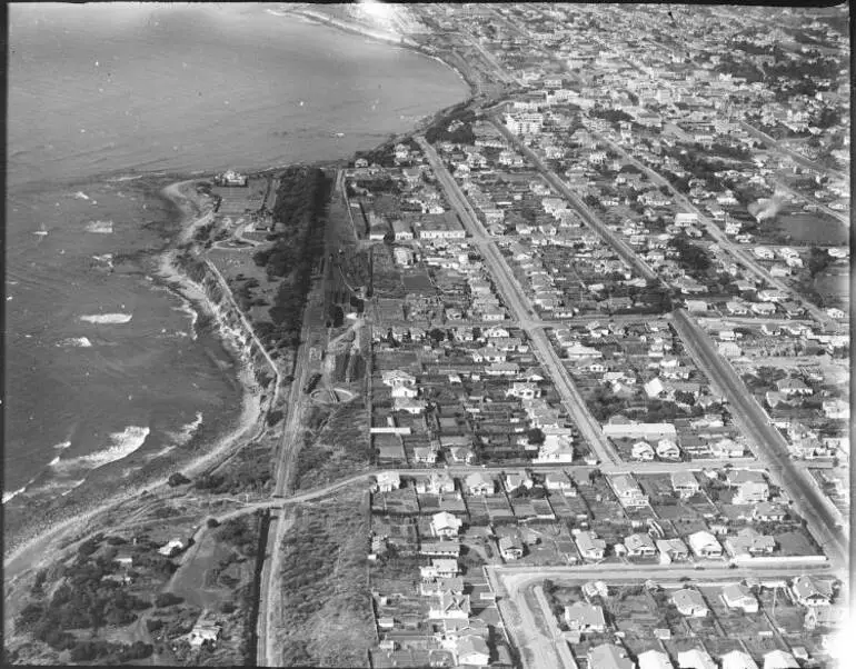 Image: New Plymouth from the air.