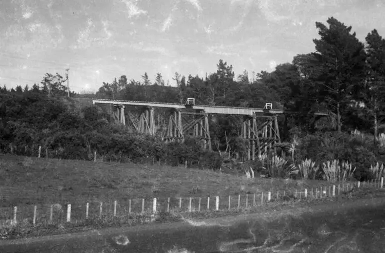 Image: Railway bridge over Swanson Creek.