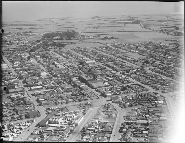 Image: Hāwera from the air