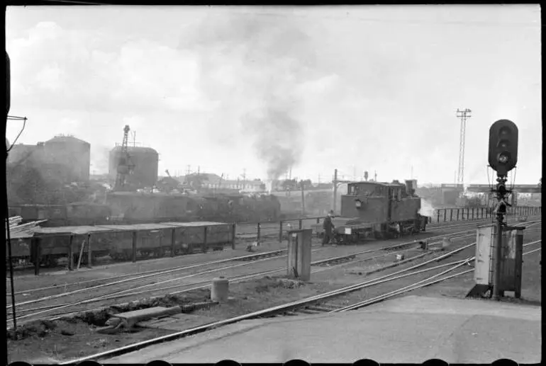 Image: Railway sidings, 1950s