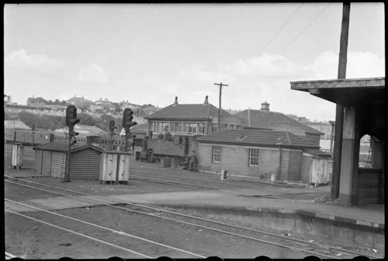 Image: Railway sidings, 1950s