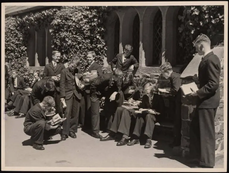 Image: Christ's College students, Christchurch