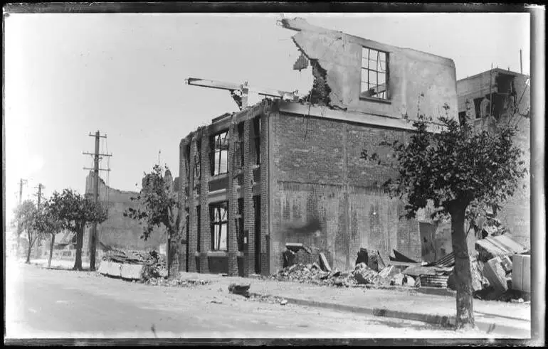 Image: Hawke's Bay Earthquake, 1931