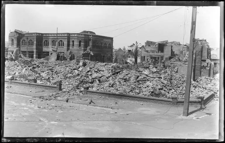 Image: Hawke's Bay Earthquake, 1931