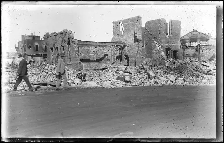 Image: Hawke's Bay Earthquake, 1931