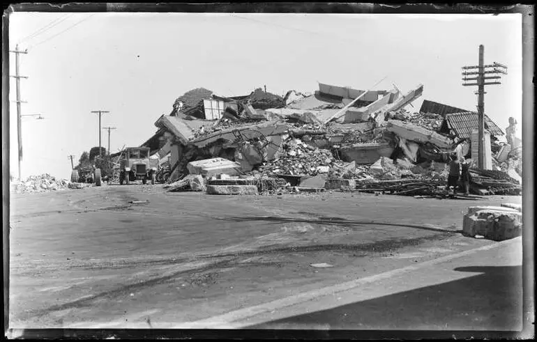 Image: Ruins of Napier Hospital, 1931
