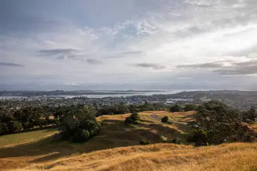 View from Maungakiekie One Tree Hill looking south west, 2020 Image: View from Maungakiekie One Tree Hill looking south west, 2020