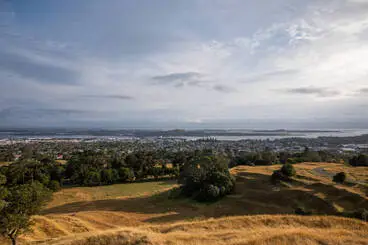 View from Maungakiekie One Tree Hill looking south, 2020 Image: View from Maungakiekie One Tree Hill looking south, 2020