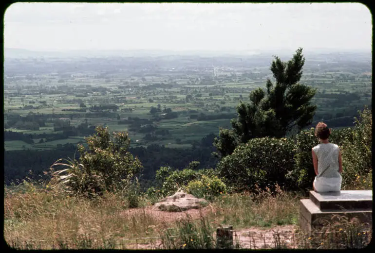 Image: Matamata from the Kaimai Range, 1962