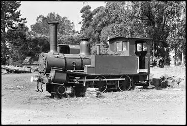 Image: Old locomotive at MOTAT
