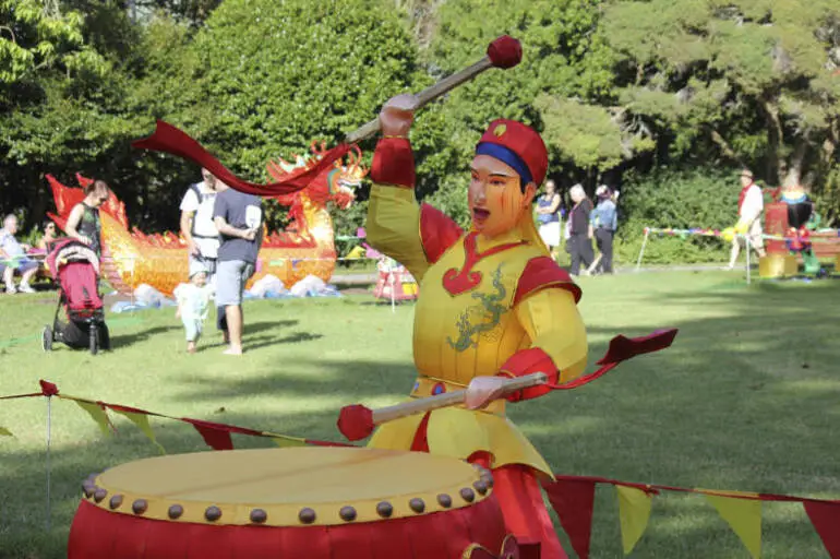 Image: Chinese lantern at Auckland Lantern Festival.