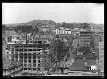 Image: Central Auckland viewed from the Ferry Building Tower, 1927