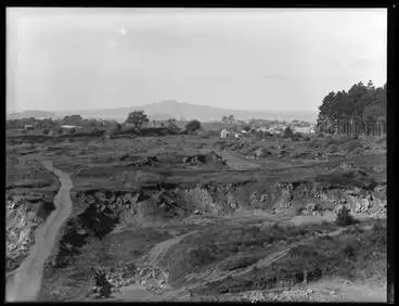 Site of Auckland Grammar School, Mountain Road, Epsom, 1912 Image: Site of Auckland Grammar School, Mountain Road, Epsom, 1912