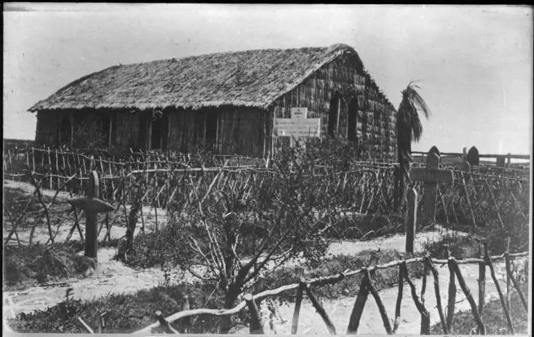 Image: Māori church at Rangiriri, 1864