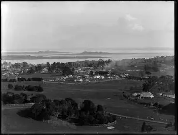 The Manukau Harbour from One Tree Hill, 1912 Image: The Manukau Harbour from One Tree Hill, 1912