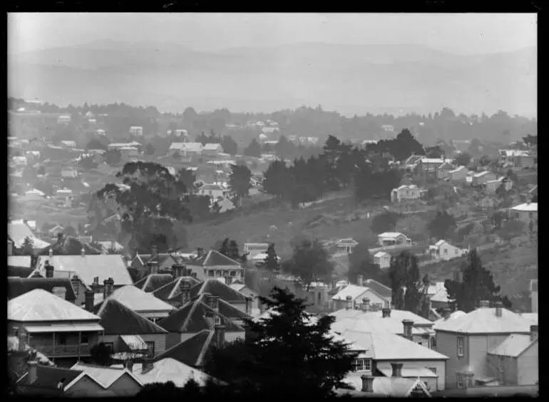 Image: Mount Albert viewed from Partington's Mill, 1900