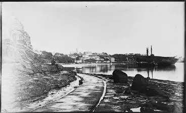 Image: Official Bay, Auckland, 1864
