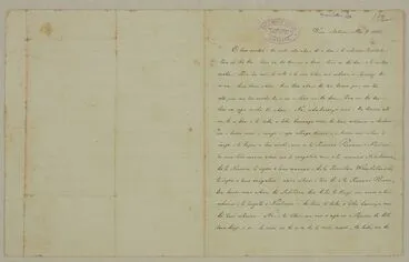 Image: Letter to [Sir George Grey], written at Vienna, Austria