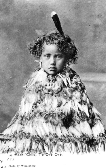 Image: Maori child, Te Ore Ore