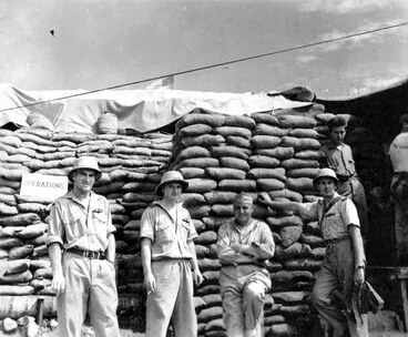 Image: John Coom at Operations Room, Guadalcanal : digital photograph