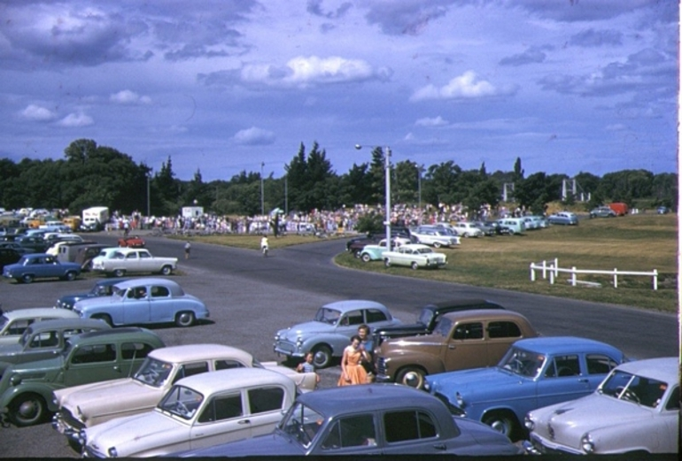 Image: Cars around Masterton Skating Rink : digital image