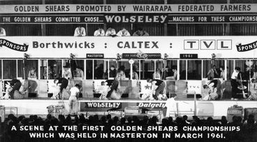 Image: First Golden Shears contest, 1961 : digital image