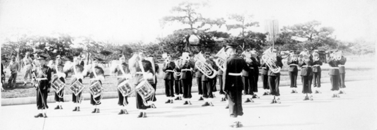 Image: 2NZEF Band in Japan : digital image