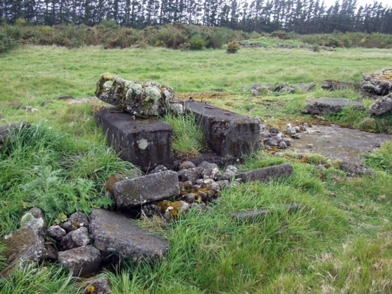 Image: Concrete debris, Featherston Military Camp : digital image