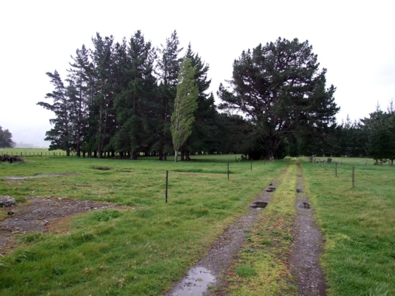 Image: Foundations, Featherston Military Camp site : digital image