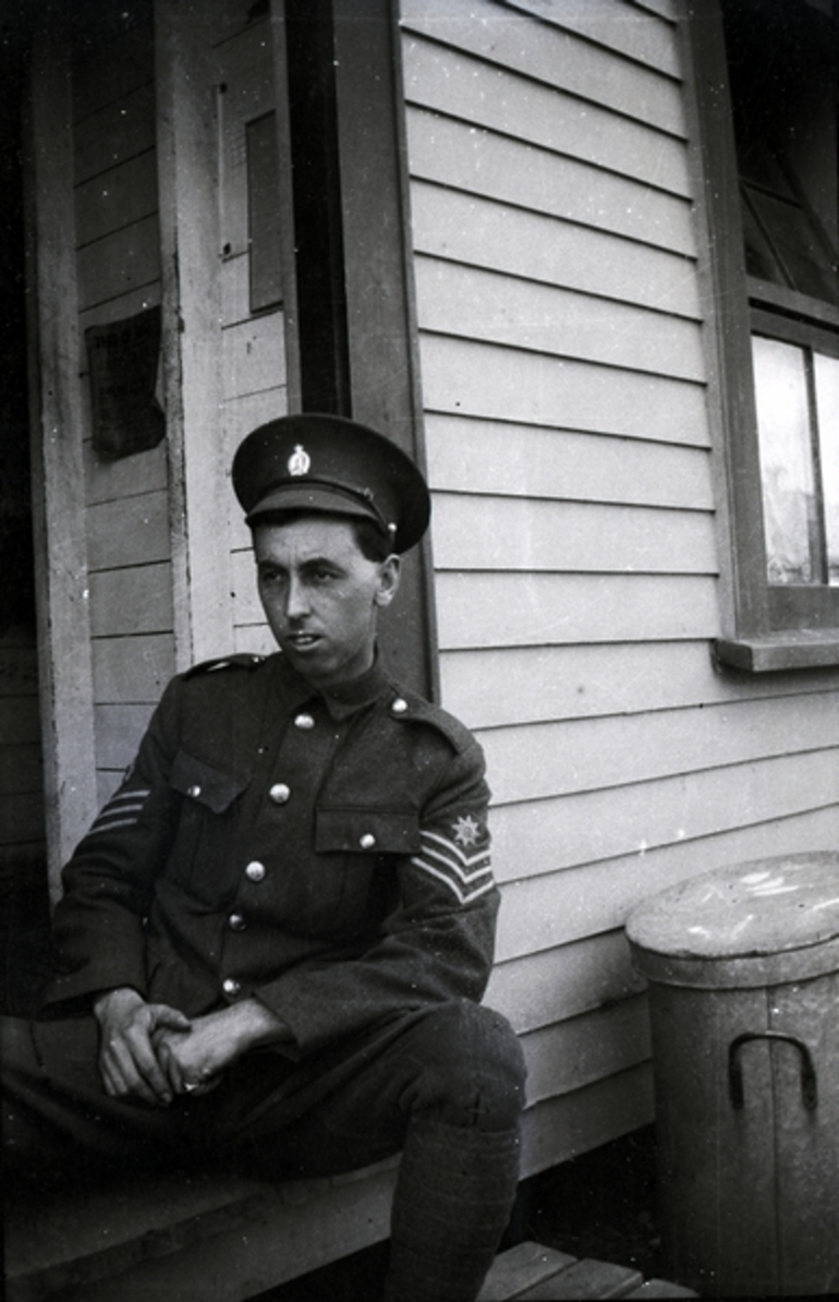 Image: Sergeant at Featherston Camp : digital image