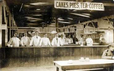 Image: Featherston Military Camp canteen interior : digital image