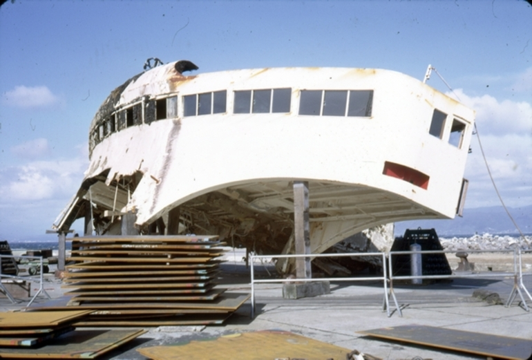 Image: 'Wahine' bridge at Wellington : digital image