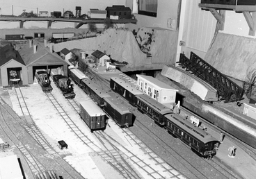 Image: Norman Cameron's model train set