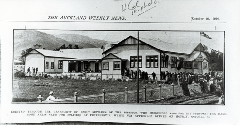 Image: Anzac Club, Featherston Camp