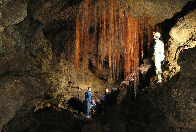 Image: Landscape Road Lava cave