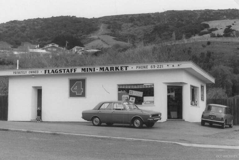 Image: Flagstaff Mini Market shop, Wakari Road, c1970s