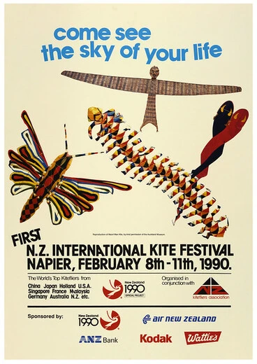 Image: 1990 New Zealand International Kite Festival