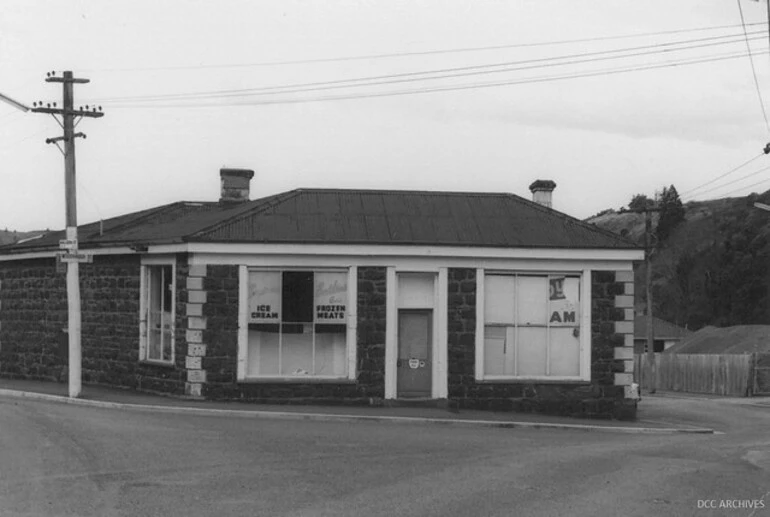 Image: Old Shop, corner of Woodhaugh Street and Malvern Street, c1970s