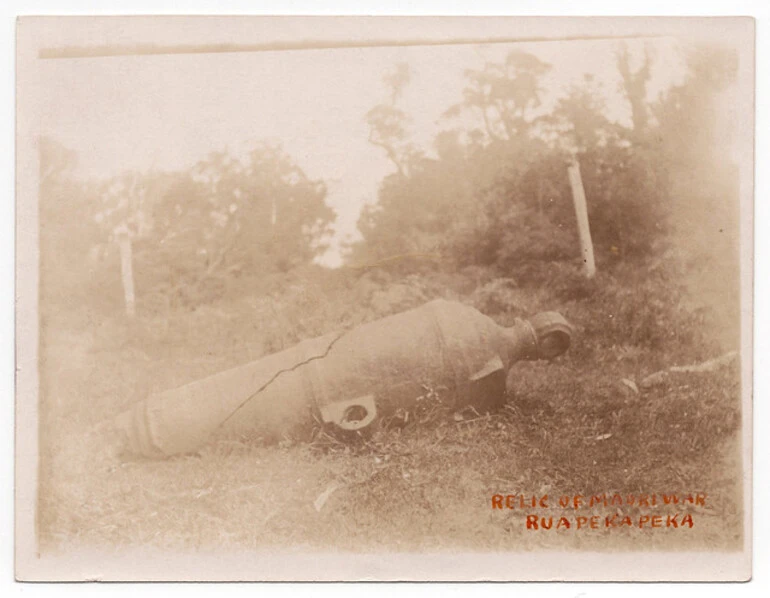 Image: Relic of Maori War, Ruapekapeka