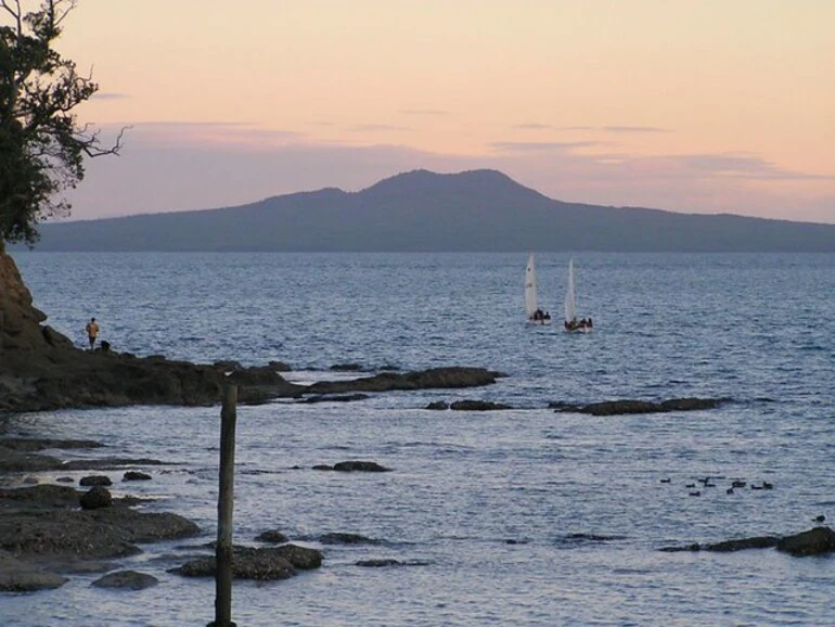 Image: Pastel Rangitoto