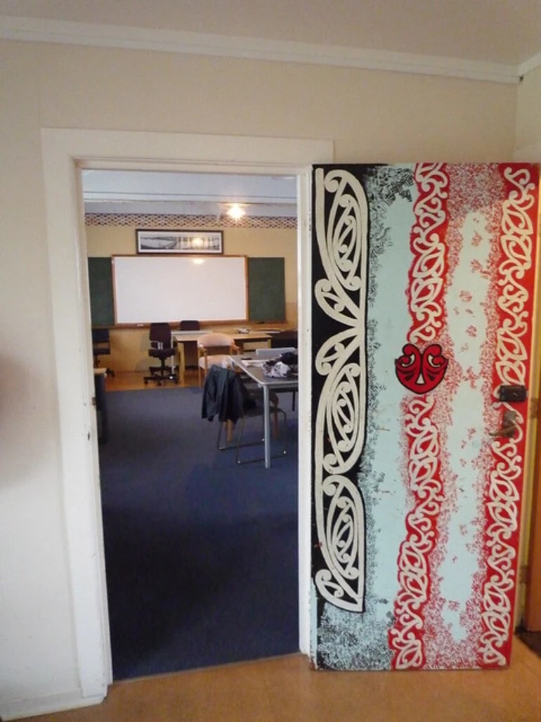 Image: Door to the cyber hub, Putiki Marae