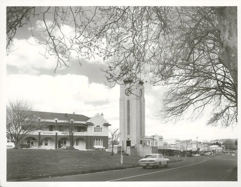 Image: Lake Street with the Clock Tower and National Hotel